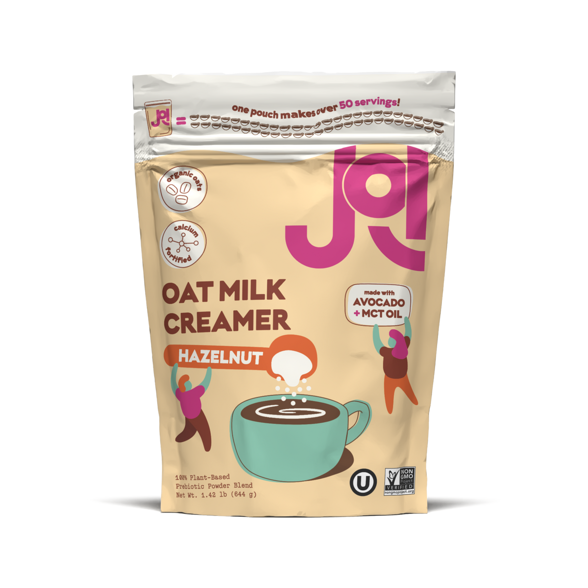 ミルク Vegan Oat Milk Creamer Hazelnut - Shelf Stable & Low Sugar|JOI