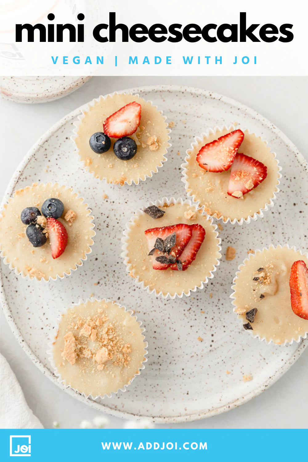 Dairy-Free Mini Cheesecakes Made With JOI