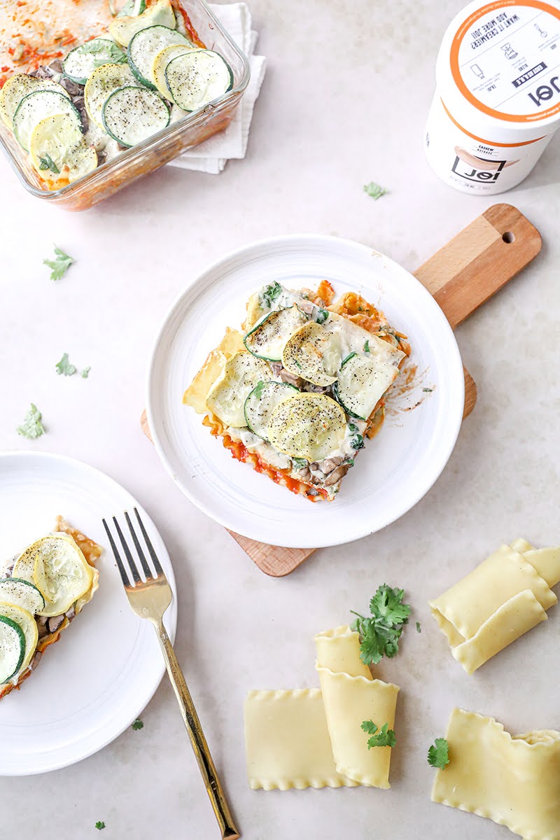 Veggie Lasagna with Vegan Ricotta Made with JOI