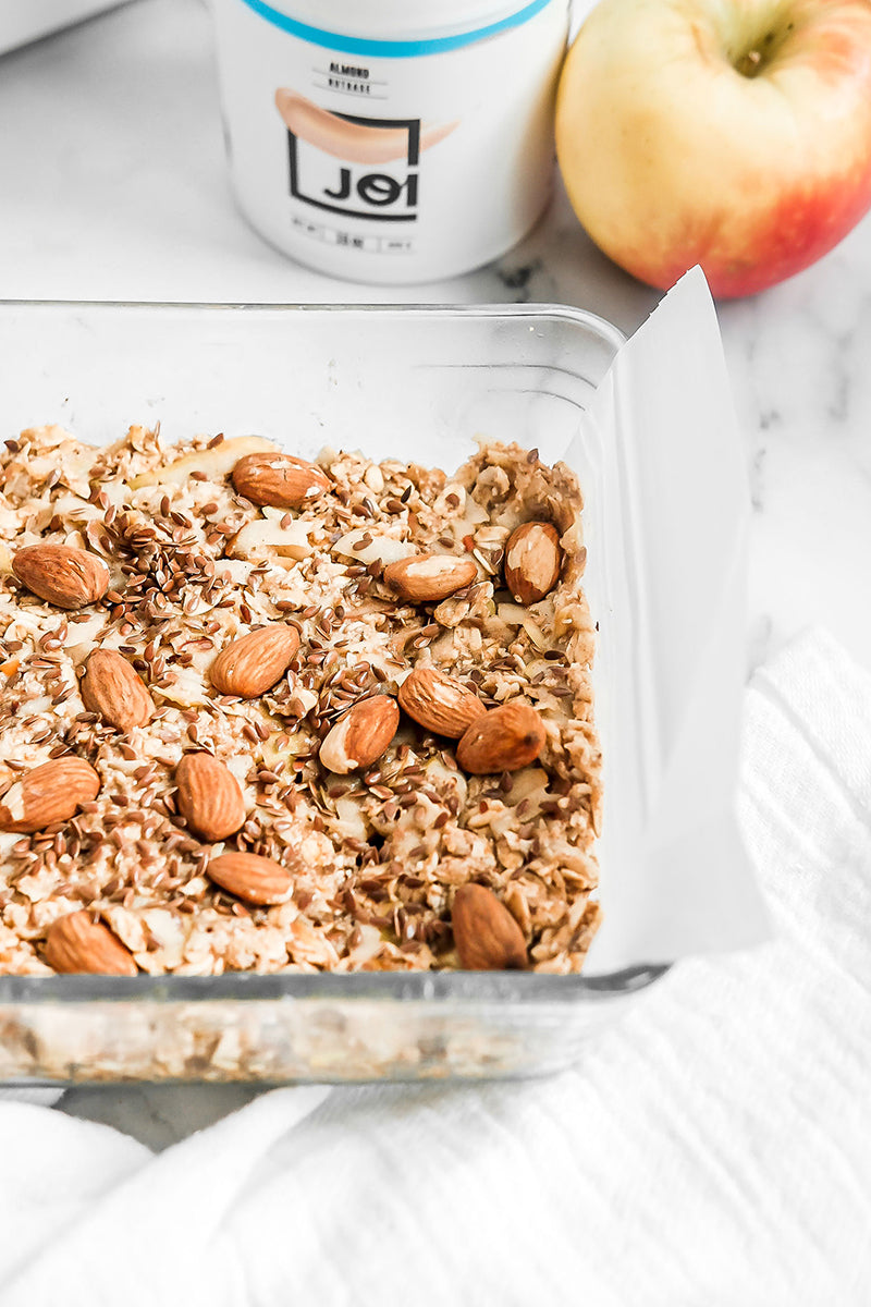 Vegan Apple Almond Breakfast Bars Made With JOI