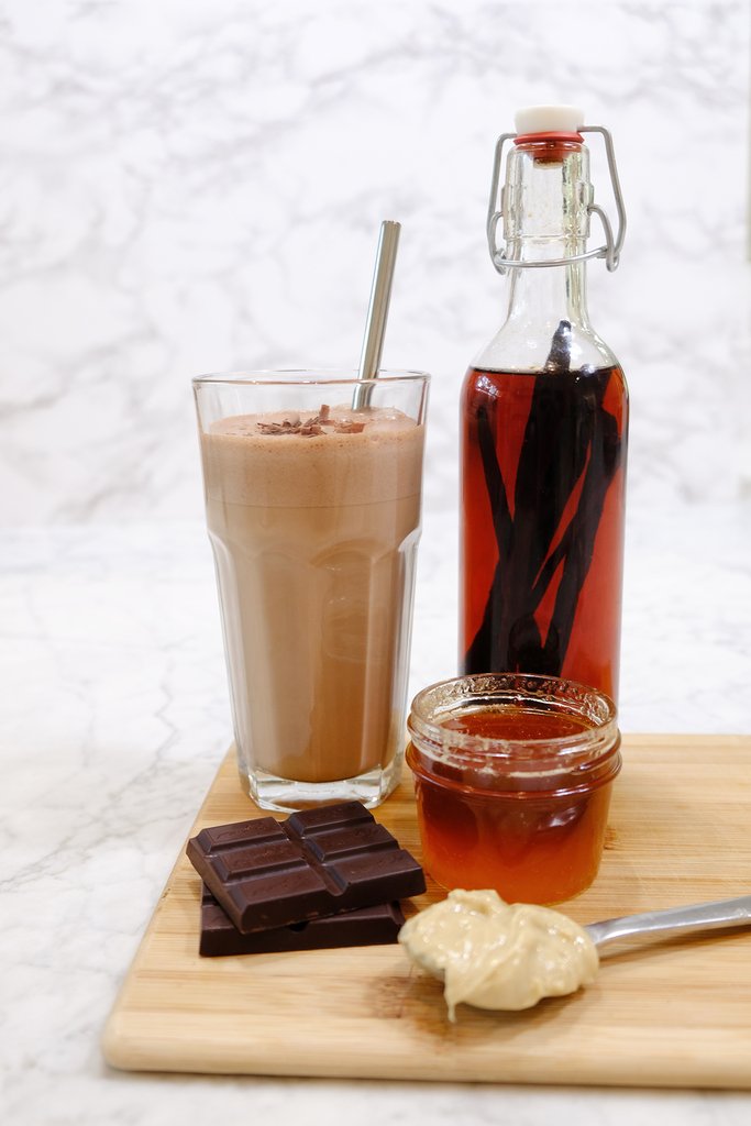 Chocolate Milk or Frozen Hot Chocolate (Dairy-Free)