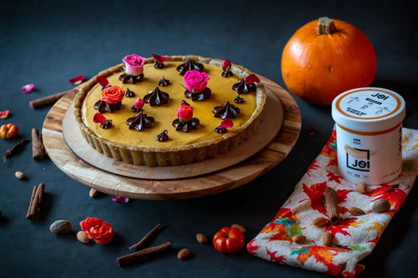 Vegan No-Bake Pumpkin Spice Pie