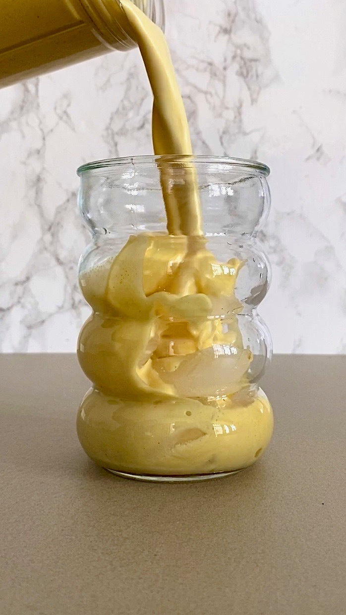 iced golden milk latte