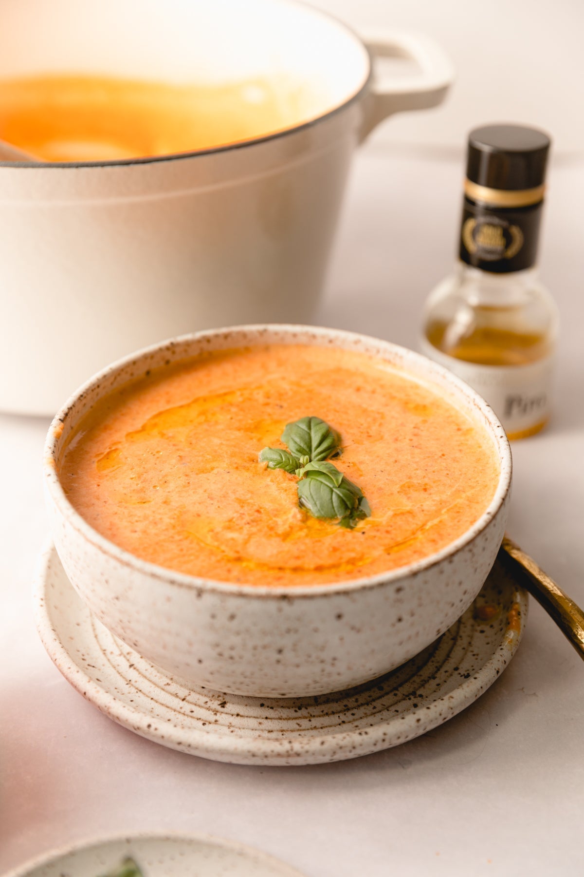 Vegan Roasted Red Pepper Bisque