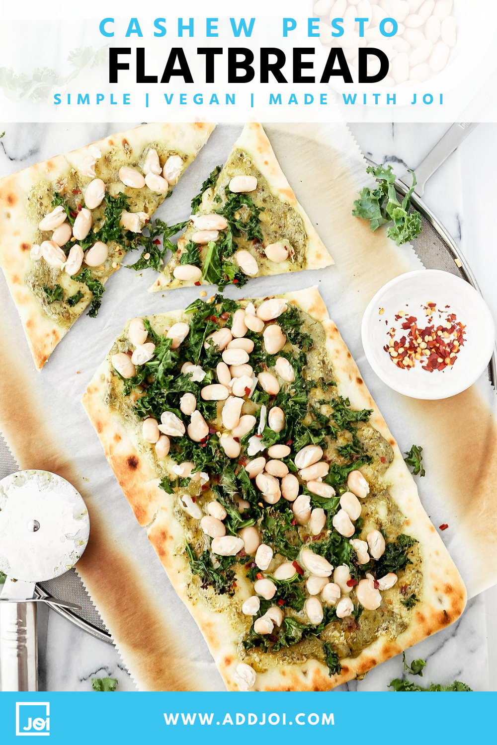 Easy Flatbread with Pesto