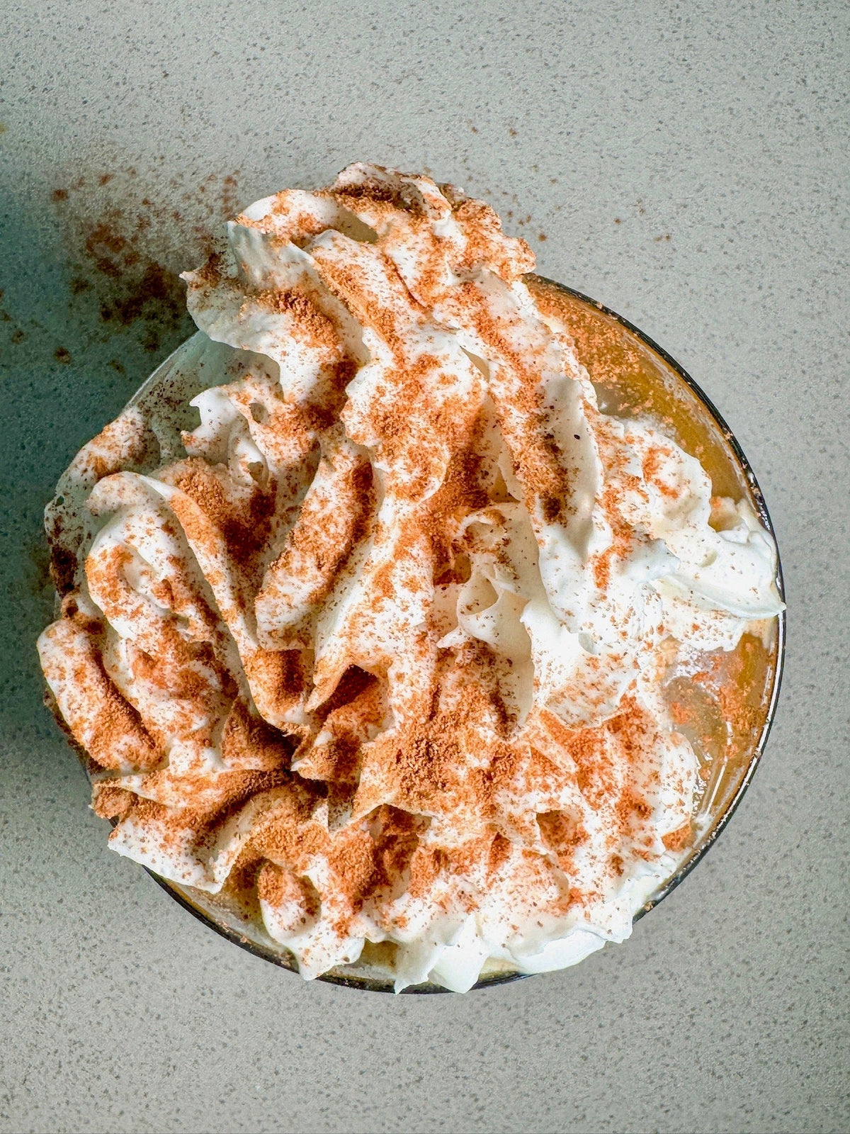 Iced Pumpkin Spice Latte with Oat Milk Powder (Vegan + Dairy-Free)