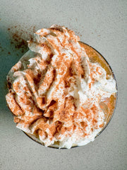 Iced Pumpkin Spice Latte with Oat Milk Powder (Vegan + Dairy-Free)