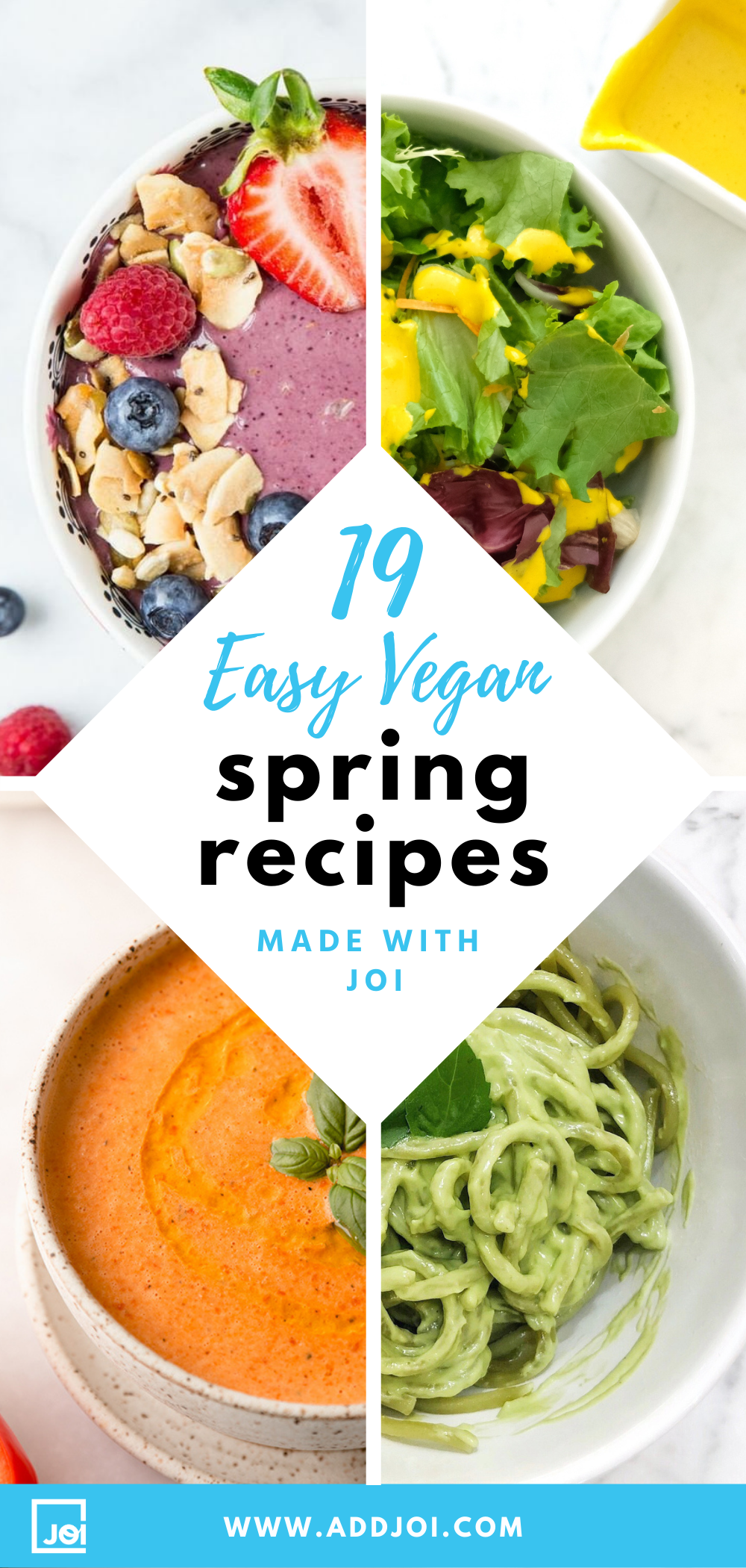 19 Vegan Spring Recipes Made with JOI for Healthier Eating All Day Long