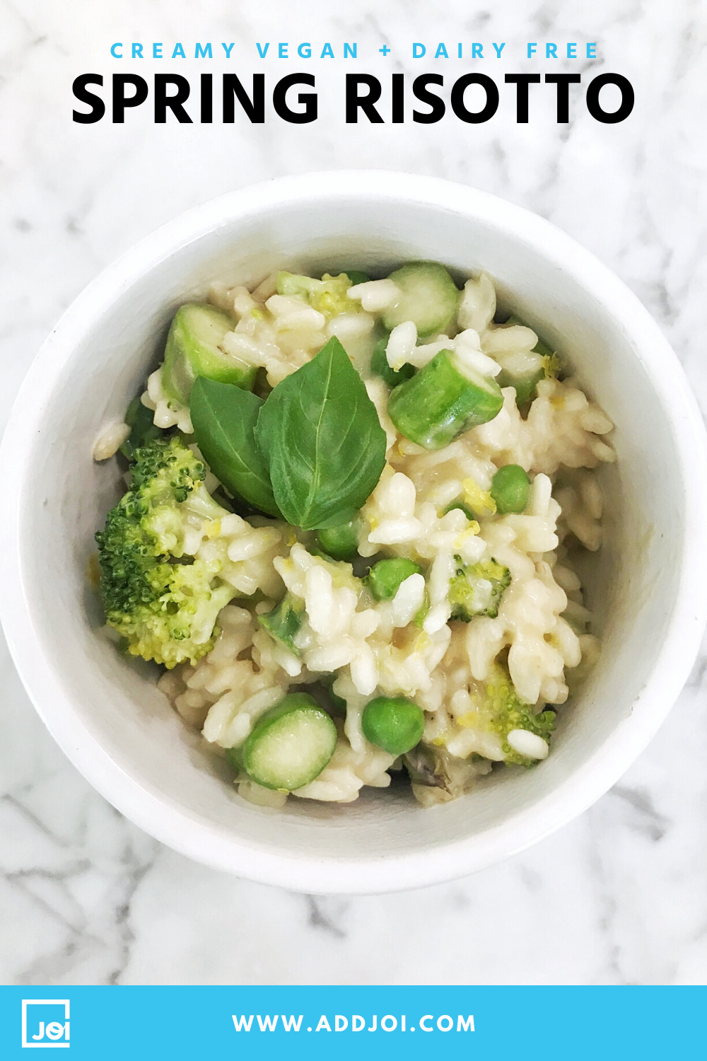 Vegan-Friendly Springtime Risotto Made with JOI is the Simple Way to Make Dinner Gourmet