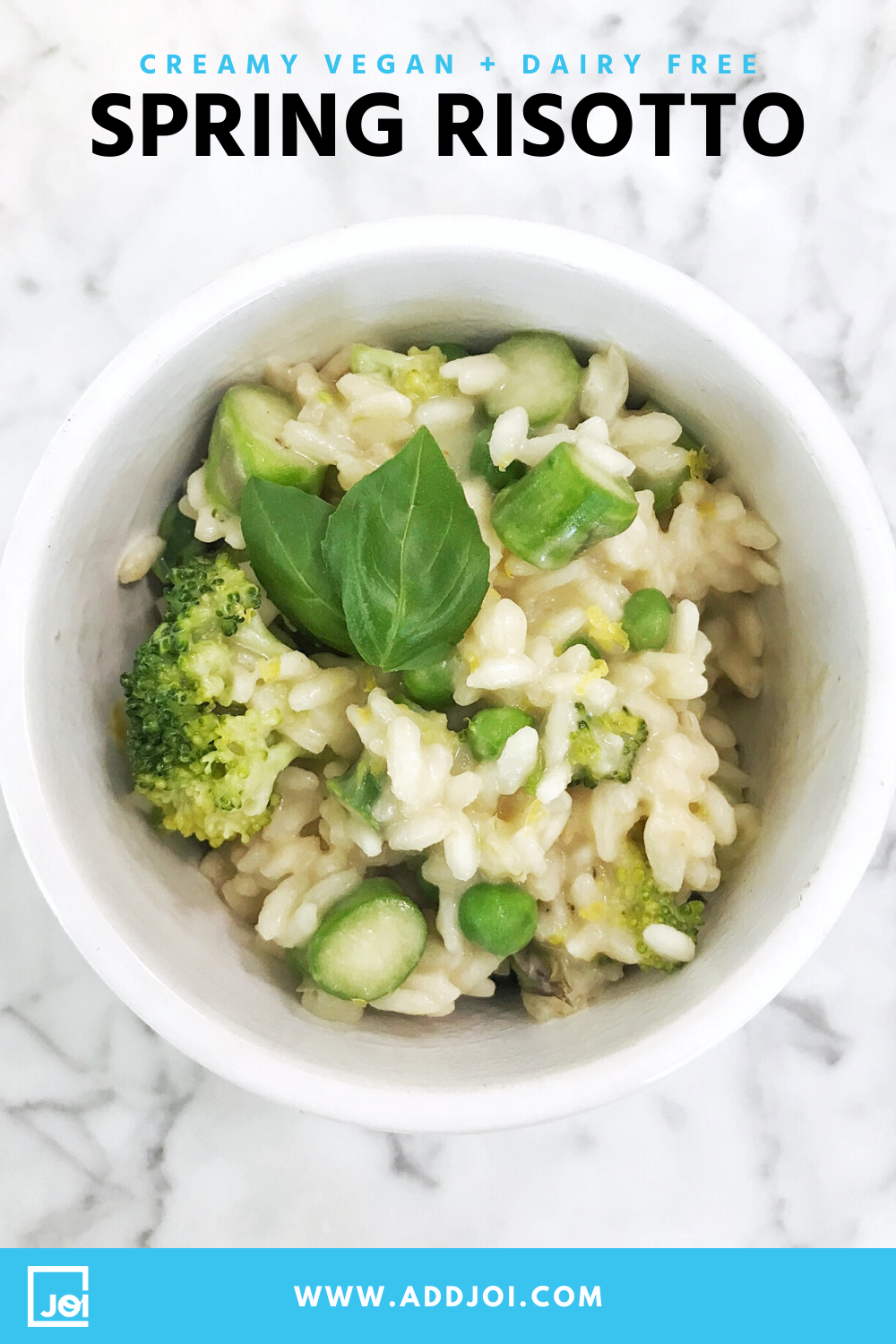 Creamy Spring Risotto (Vegan, Dairy-Free)