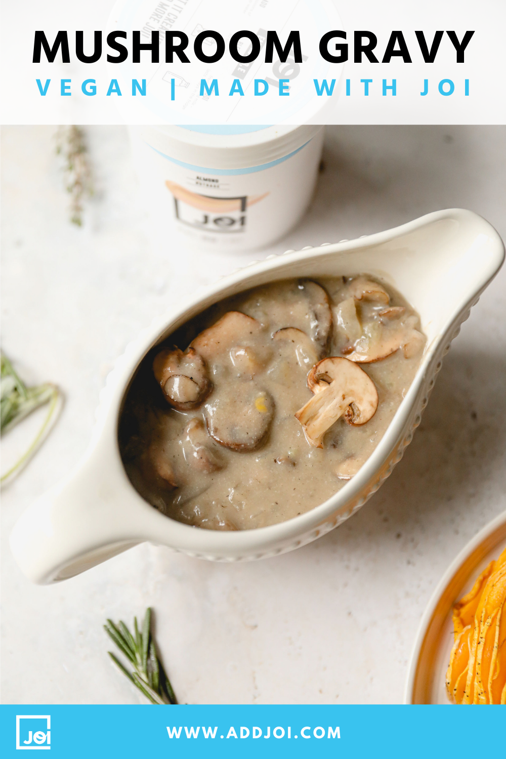 Creamy Vegan Mushroom Gravy
