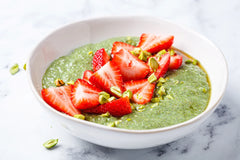 Oat Milk Matcha Chia Pudding