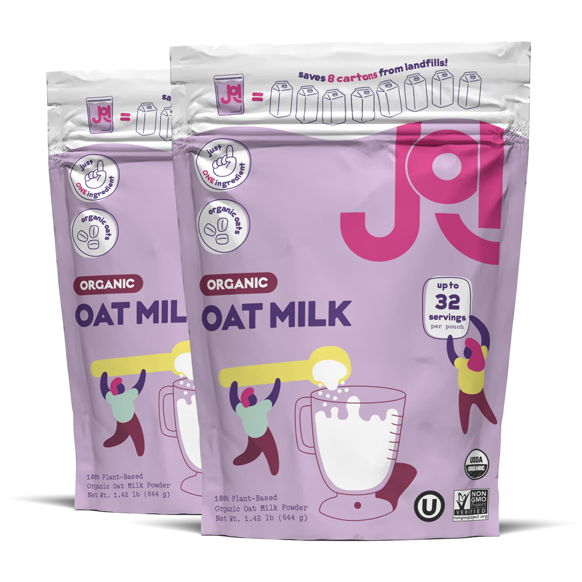 Organic Oat Milk Powder 2-Pack