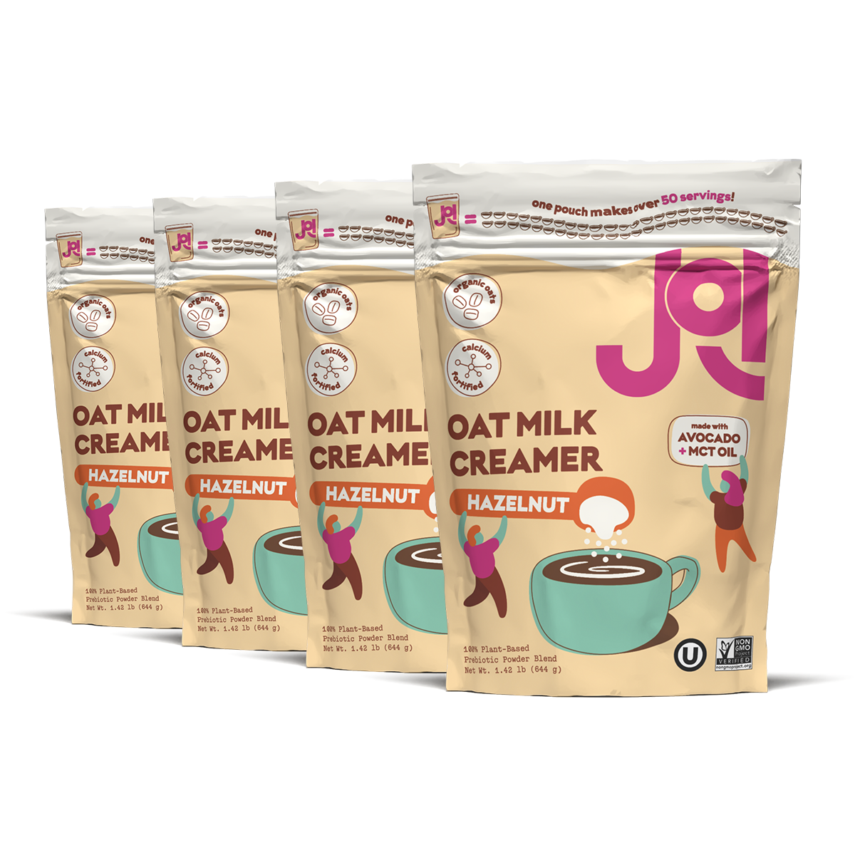 Oat Milk Creamer, Hazelnut 4-Pack