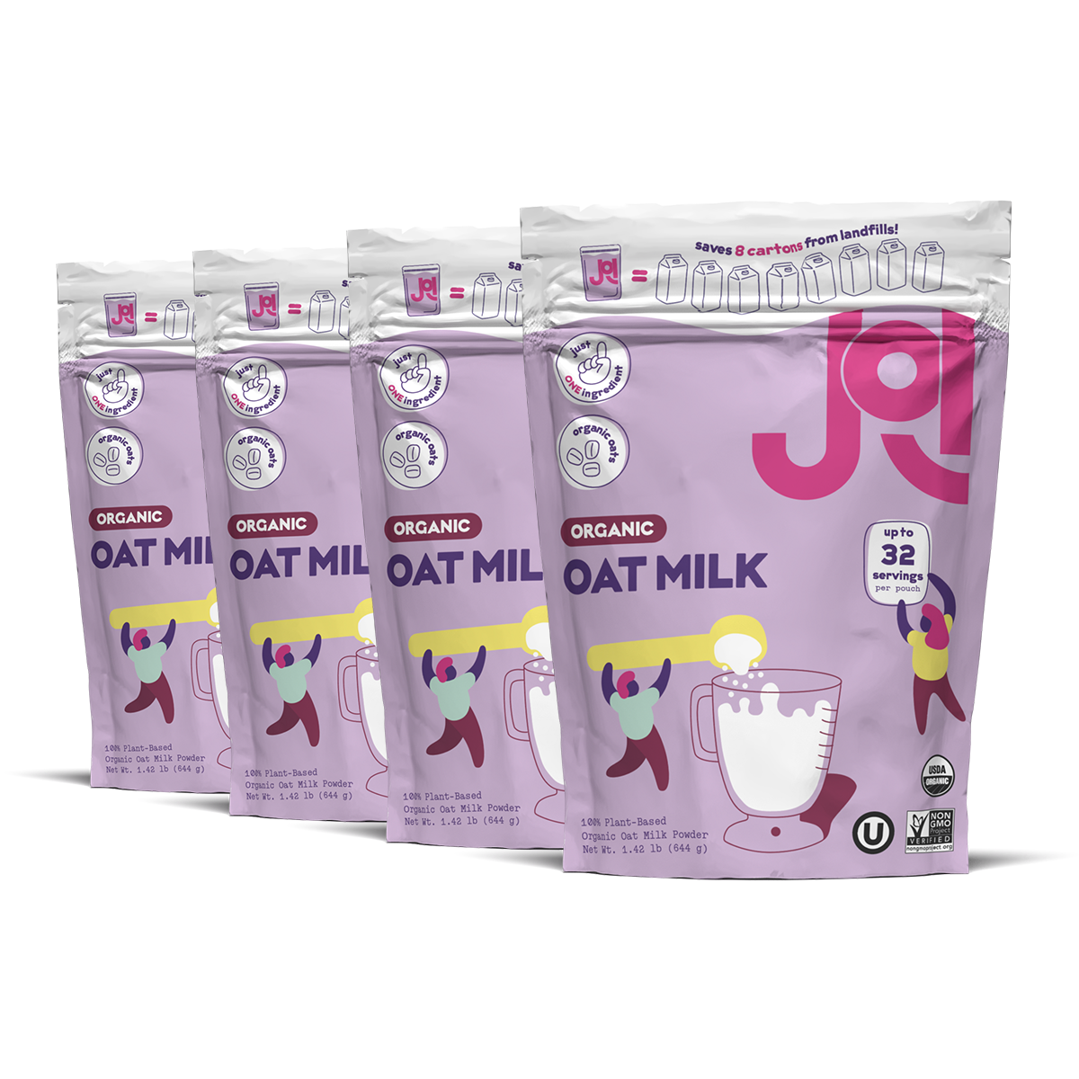 Organic Oat Milk Powder 4-Pack