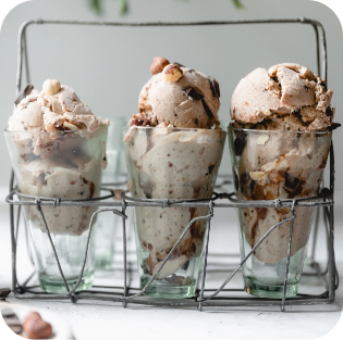 Delicious Tree Nut Ice Cream Made with JOI Bases