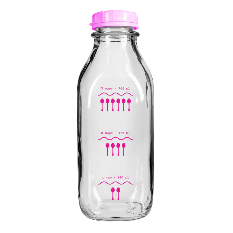 Glass Milk Bottle - 1 LT