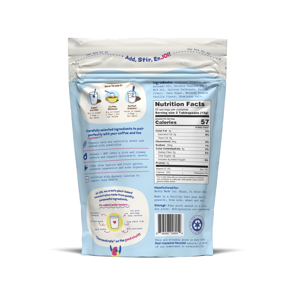 Oat Milk Creamer, French Vanilla 4-Pack