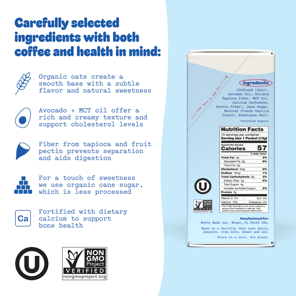 Oat Milk Creamer, French Vanilla - Singles