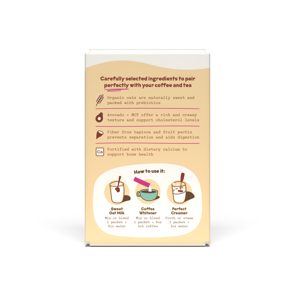 Oat Milk Creamer, Hazelnut - Singles