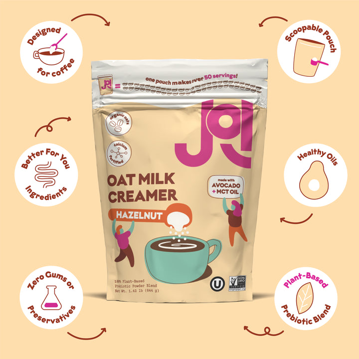 Oat Milk Creamer, Hazelnut 4-Pack