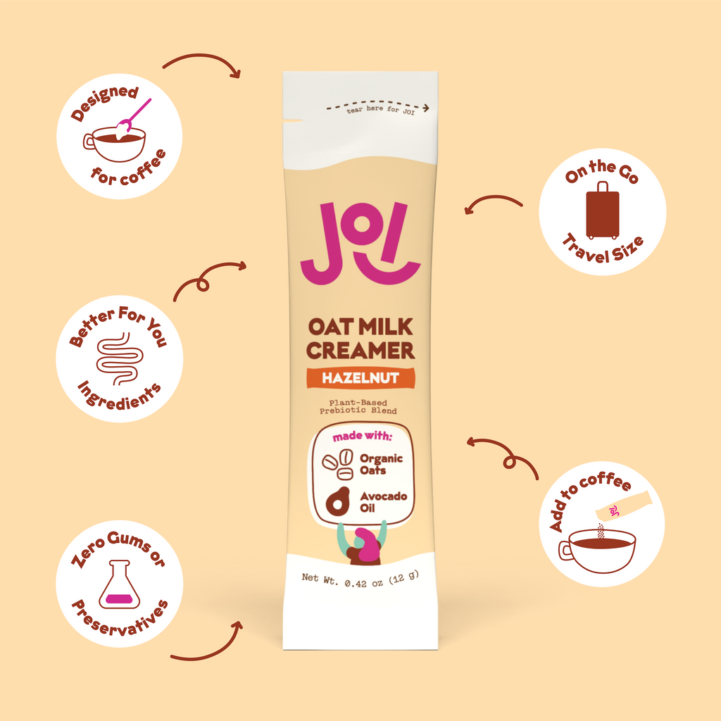 Oat Milk Creamer, Hazelnut - Singles