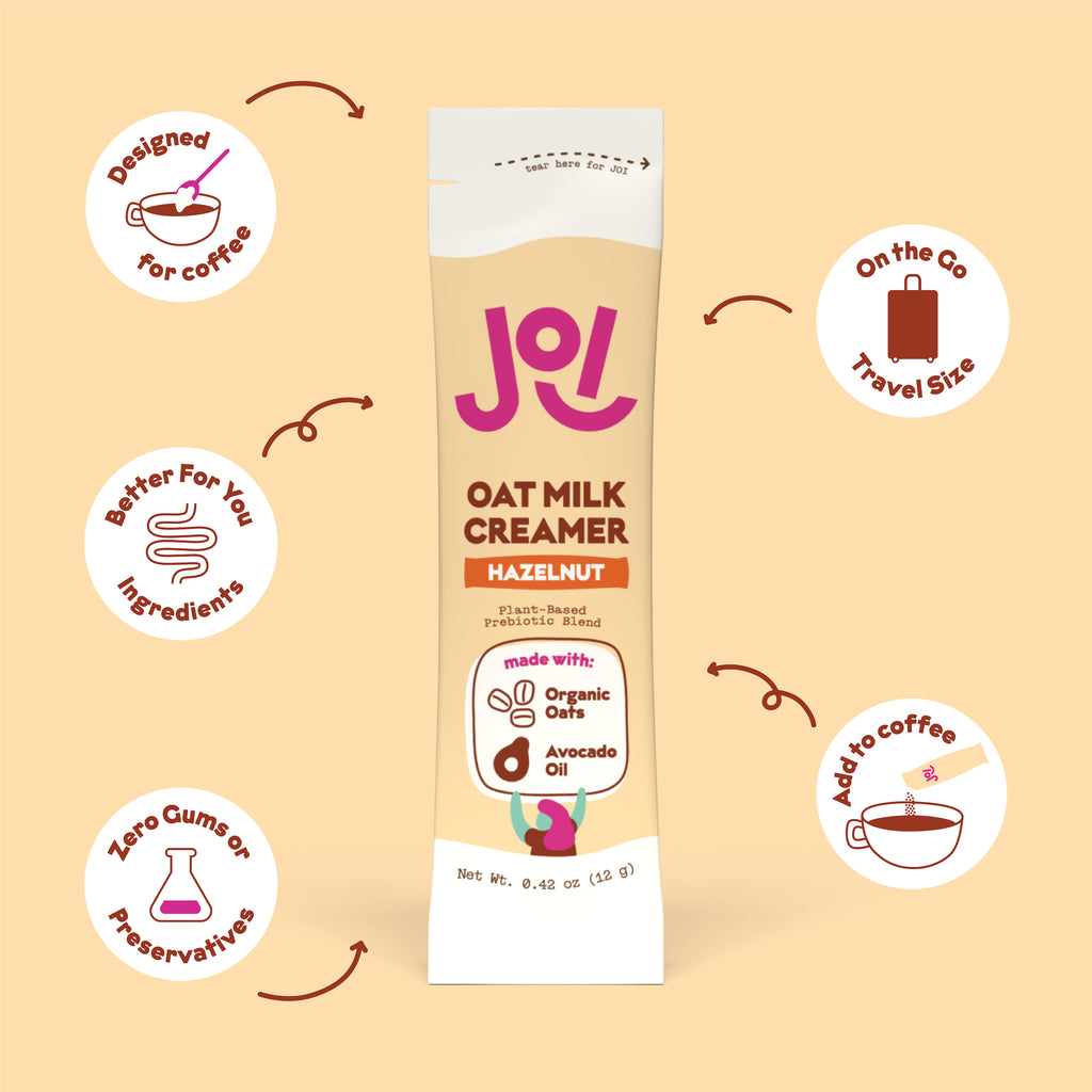 Oat Milk Creamer, Hazelnut - Singles