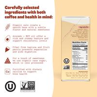 Oat Milk Creamer, Hazelnut - Singles