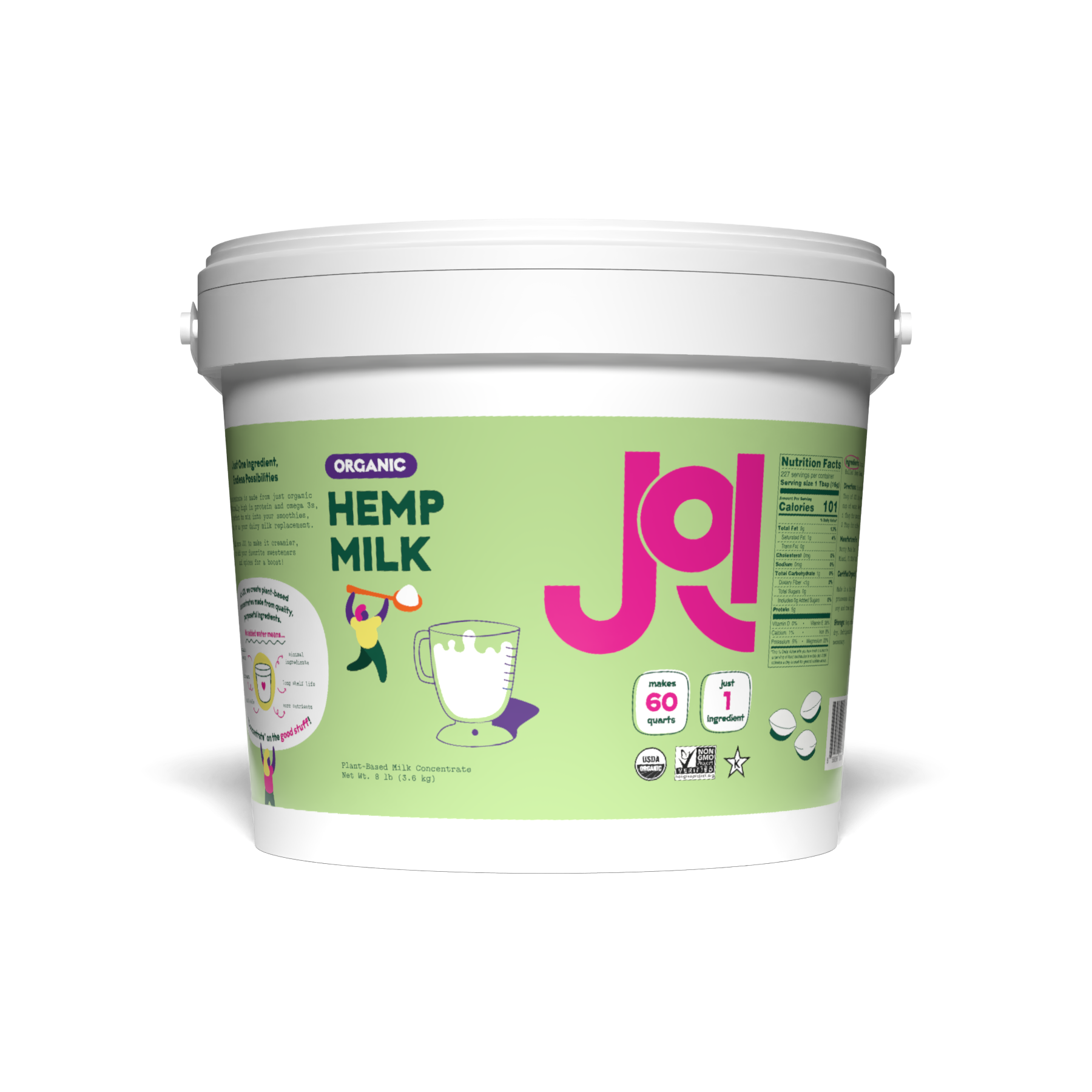 Organic Hemp Milk Base - Bulk