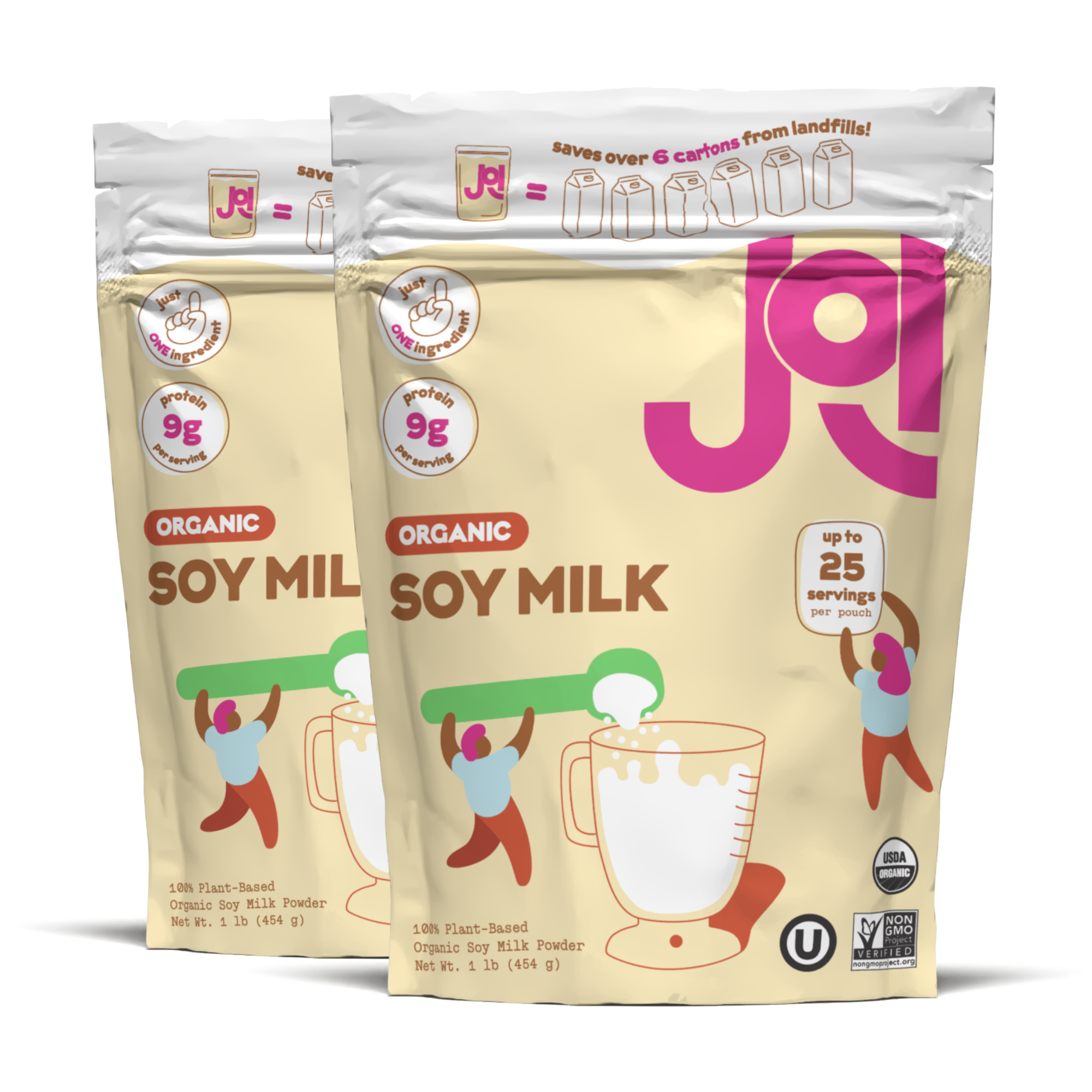 Organic Soy Milk Powder 2-Pack